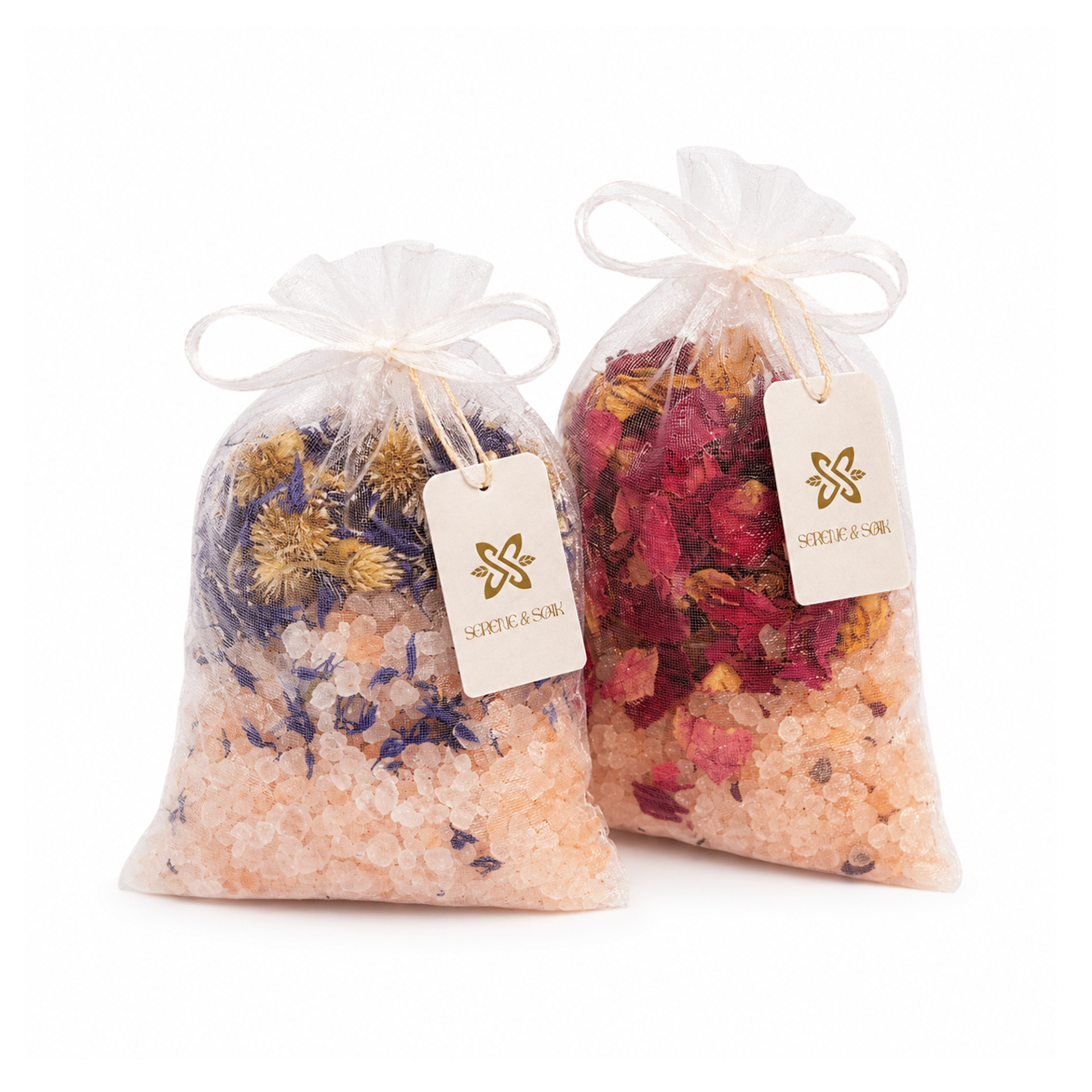 Floral Duo Organza Sachet Set