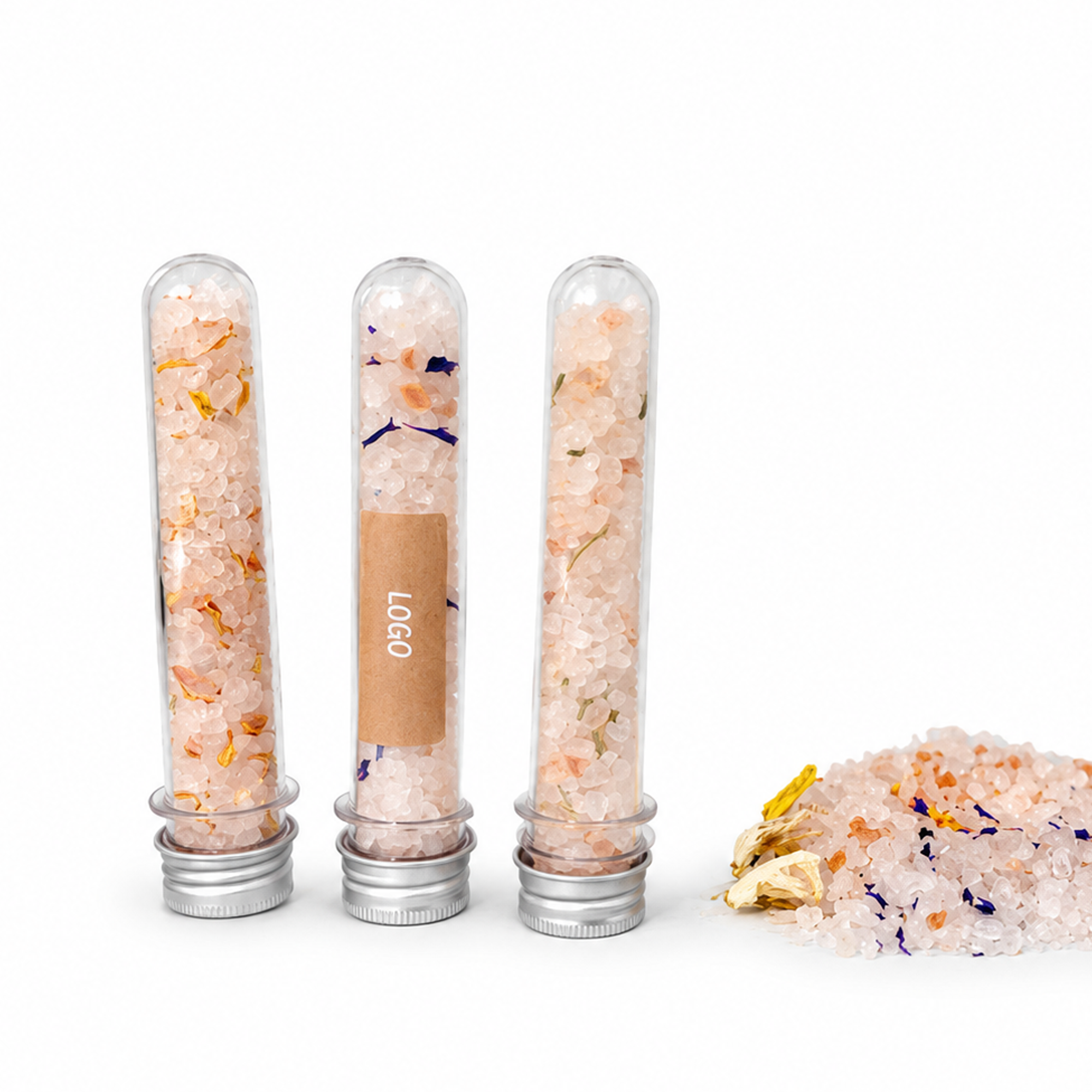Logo Label Test Tube Bath Salt