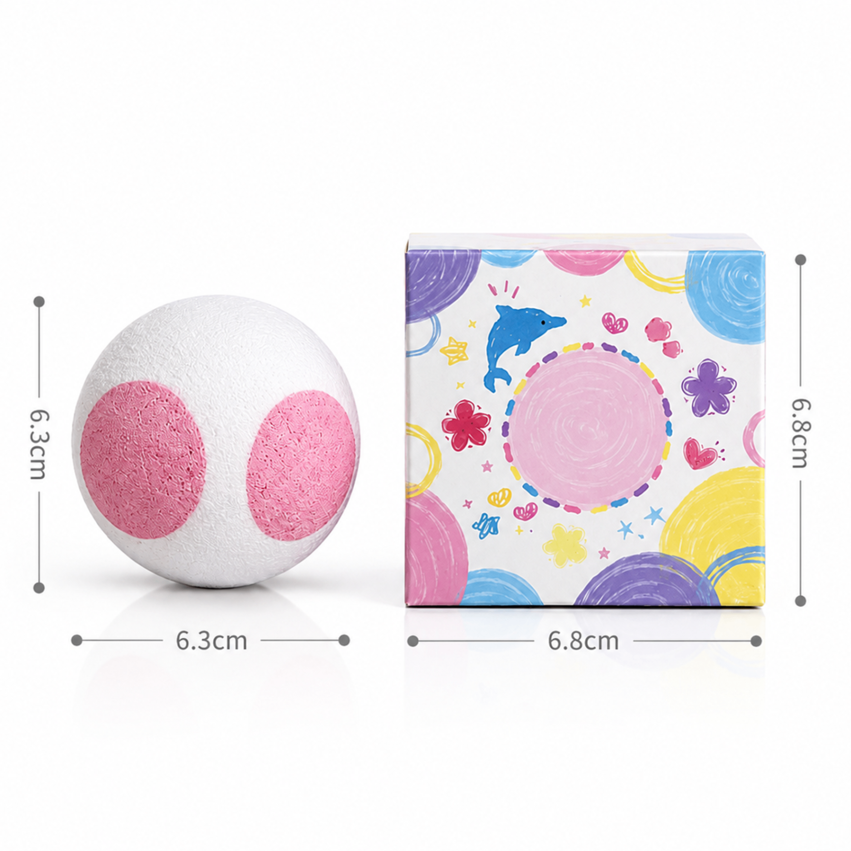 Pink Dot Boxed Bath Bomb