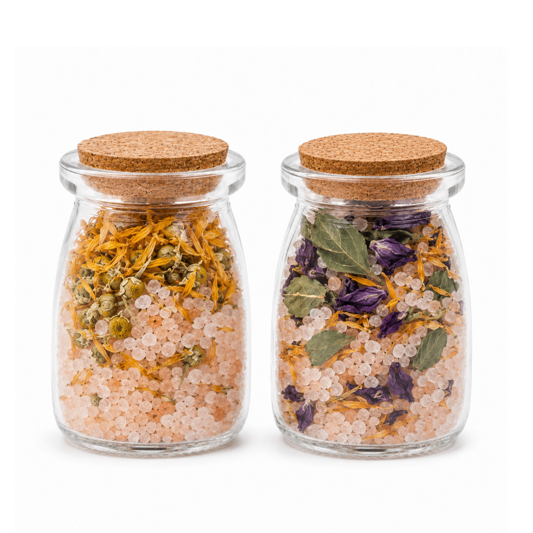 Calendula & Cornflower Wish Bottle Bath Salt Duo