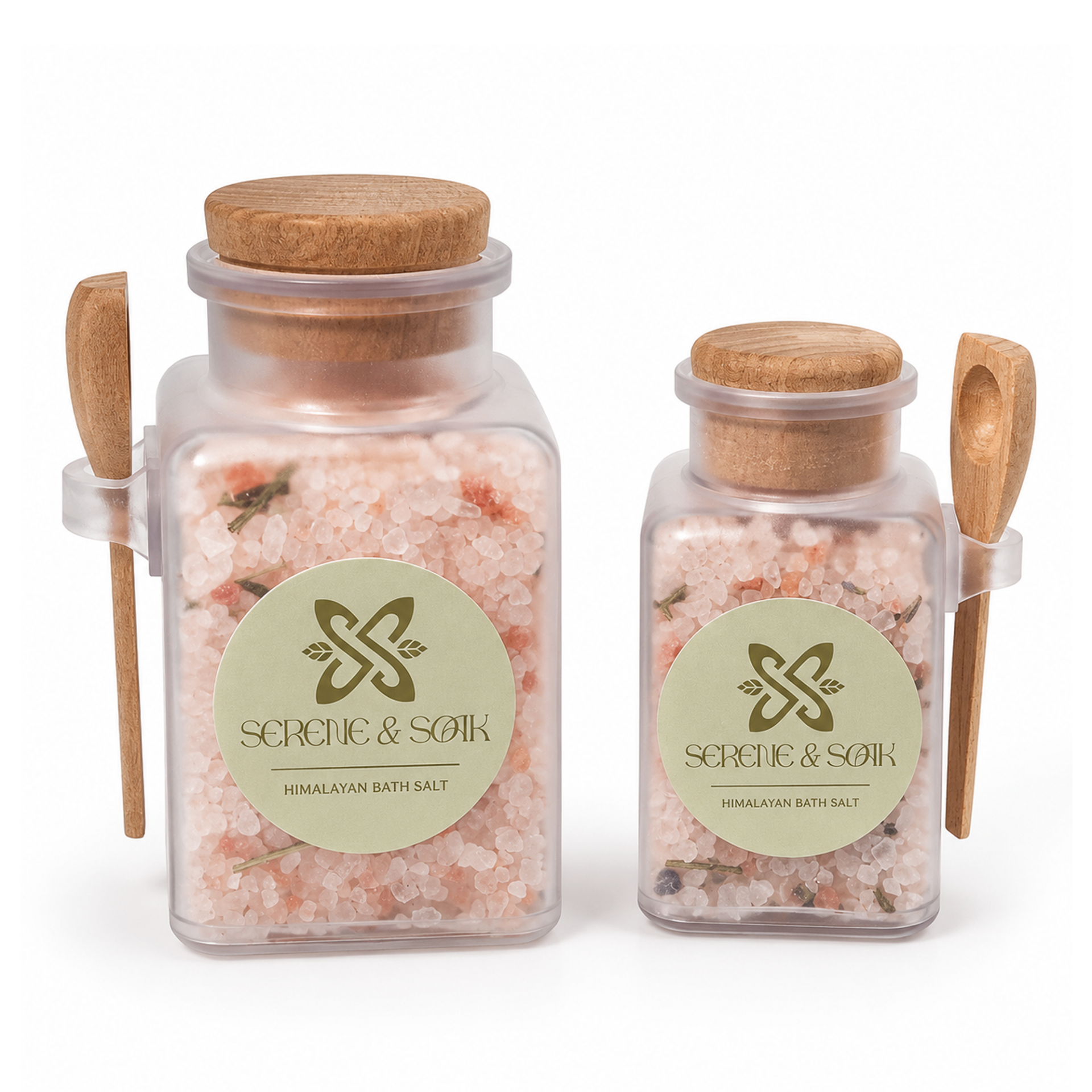 Himalayan Duo PP Bottle Bath Salt Set